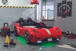 Lit Enfant De Voiture Rouge De Sport GTE 90x190 Cm -Disney Cars Soldes lit enfant de voiture rouge de sport gte 90x190 cm 8681875092295 1521689
