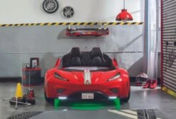 Lit Enfant De Voiture Rouge De Sport GTE 90x190 Cm -Disney Cars Soldes lit enfant de voiture rouge de sport gte 90x190 cm 8681875092295 1521691