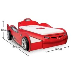 Lit Enfant Gigogne Voiture De Course Rouge Racing Kup 90x190 Cm -Disney Cars Soldes lit enfant gigogne voiture de course rouge racing kup 90x190 cm 8681875092257 1521682