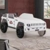 Lit Enfant Jeep Blanche Tout Terrain Avec Phares -Disney Cars Soldes lit enfant jeep blanche tout terrain avec phares 3666722818902 1466282
