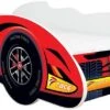 Lit Enfant Voiture F1 Top Car Rouge 70x140 Cm - Sommier Et Matelas Inclus -Disney Cars Soldes lit enfant voiture avec matelas f1 top car rouge 70x140 cm 5902533410934 569523