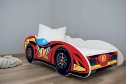 Lit Enfant Voiture F1 Top Car Rouge 70x140 Cm - Sommier Et Matelas Inclus -Disney Cars Soldes lit enfant voiture avec matelas f1 top car rouge 70x140 cm 5902533410934 569526