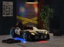 Lit Enfant Voiture De Police Noir Speed 90x190 Cm -Disney Cars Soldes lit enfant voiture de police noir speed 90x190 cm 3666722819206 1466184