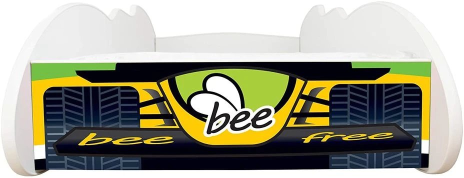 Lit Enfant Voiture F1 Beefree Jaune 70x140 Cm - Sommier Et Matelas Inclus 8 Lit Enfant Voiture F1 Beefree Jaune 70x140 Cm - Sommier Et Matelas Inclus – Image 6
