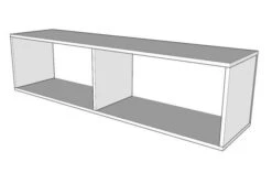 Lit Escamotable 120x190 Cm Avec 1 Colonne De Rangement 2 Meubles Hauts Bois Blanc Kanto -Disney Cars Soldes lit escamotable 120x190 cm avec 1 colonne de rangement 2 meubles hauts bois blanc kanto 8050598027219 671692