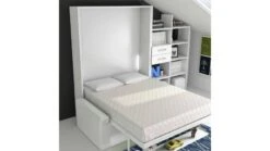 Lit Escamotable 90x190 Cm Avec Canapé Coffre Et étagères Modula -Disney Cars Soldes lit escamotable 90x190 cm avec canape coffre et etageres modula 3666722071451 251658