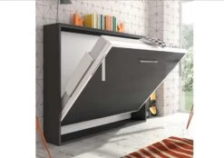 Lit Escamotable Horizontal 90x200 Cm Blanc Satiné Valok -Disney Cars Soldes lit escamotable horizontal 90x200 cm blanc satine valok 672097