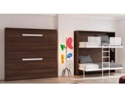 Lit Escamotable Superposé Noyer 2 Couchages 80x190 Cm Spaky -Disney Cars Soldes lit escamotable superpose noyer 2 couchages 80x190 cm spaky 3666722043533 671888