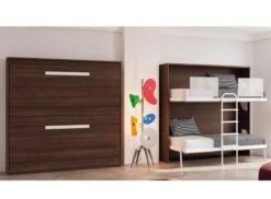 Lit Escamotable Superposé Noyer 2 Couchages 90x190 Cm Spaky -Disney Cars Soldes lit escamotable superpose noyer 2 couchages 90x190 cm spaky 3666722043458 671915