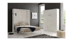 Lit Escamotable Vertical 90x190 Cm Avec étagères Intérieures Paola - Profondeur 45 Cm -Disney Cars Soldes lit escamotable vertical 90x190 cm avec etageres interieures paola profondeur 45 cm 3666722657266 672380