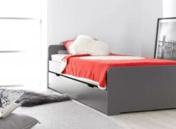 Lit Gigogne 90x190 Cm Bois Anthracite Féroé -Disney Cars Soldes lit gigogne 90x190 cm bois anthracite feroe 3700429609699 655577