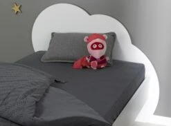 Lit Gigogne 90x190 Cm Bois Blanc Altéa -Disney Cars Soldes lit gigogne 90x190 cm bois blanc altea 655638