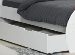 Lit Gigogne 90x190 Cm Bois Blanc Altéa -Disney Cars Soldes lit gigogne 90x190 cm bois blanc altea 655639