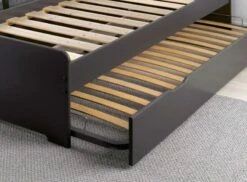 Lit Gigogne 90x200 Cm Bois Anthracite Féroé -Disney Cars Soldes lit gigogne 90x200 cm bois anthracite feroe 3700429609712 655604