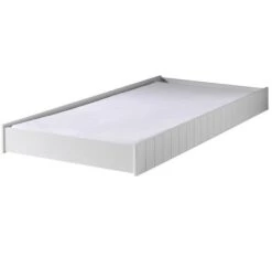 Lit Gigogne 90x200 Cm Bois Laqué Blanc Robin -Disney Cars Soldes lit gigogne 90x200 cm bois laque blanc robin 5420070213448 690281