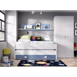 Lit Gigogne Enfant 90x190 Avec 2 Lits + 1 Tiroir -Disney Cars Soldes lit gigogne enfant 90x190 avec 2 lits 1 tiroir 8435511440410 535788