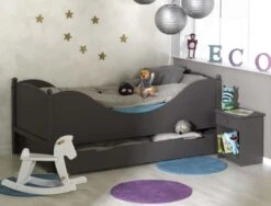 Lit Gigogne Enfant Taupe Vogua 90