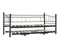 Lit Gigogne Métal Noir Tence 90-180x200 Cm -Disney Cars Soldes lit gigogne metal noir tence 90 180x200 cm 3666722559218 385140