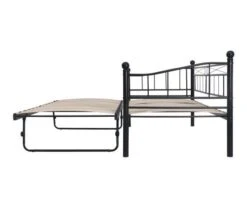 Lit Gigogne Métal Noir Tence 90-180x200 Cm -Disney Cars Soldes lit gigogne metal noir tence 90 180x200 cm 3666722559218 385141