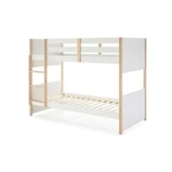 Lit Superposé 90 X 200 Cm - Blanc Pin Massif - Sommier Inclus - L 200 X P 104 X H 155 Cm - YARA -Disney Cars Soldes lit superpose 90 x 200 cm blanc pin massif sommier inclus l 200 x p 104 x h 155 cm yara 8435178377227 784150