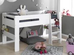 Lit Superposé 90x190 Cm Bois Blanc London -Disney Cars Soldes lit superpose 90x190 cm bois blanc london 3700429505281 655289