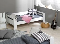 Lit Superposé 90x190 Cm Bois Blanc London -Disney Cars Soldes lit superpose 90x190 cm bois blanc london 3700429505281 655291