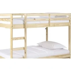 Lit Superposé Enfant Avec Tiroir Lit - Bois Pin Massif - Naturel - Sommiers Inclus - 3 X 90 X 190 Cm - FOSTER -Disney Cars Soldes lit superpose enfant avec tiroir lit bois pin massif naturel sommiers inclus 3 x 90 x 190 cm foster 3770017653878 1110741