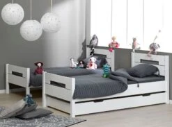 Lit Superposé Gigogne 90x190 Cm Hêtre Massif Blanc Milo 13 Lit Superposé Gigogne 90x190 Cm Hêtre Massif Blanc Milo -Disney Cars Soldes lit superpose gigogne 90x190 cm hetre massif blanc milo 655090