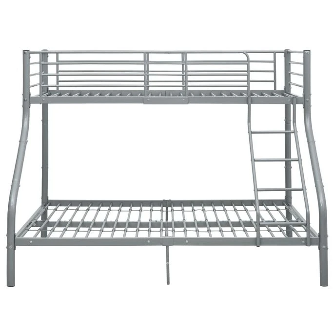Lit Superposé Métal Laqué Gris Jazz 90 Et 140 Cm 4 Lit Superposé Métal Laqué Gris Jazz 90 Et 140 Cm – Image 2