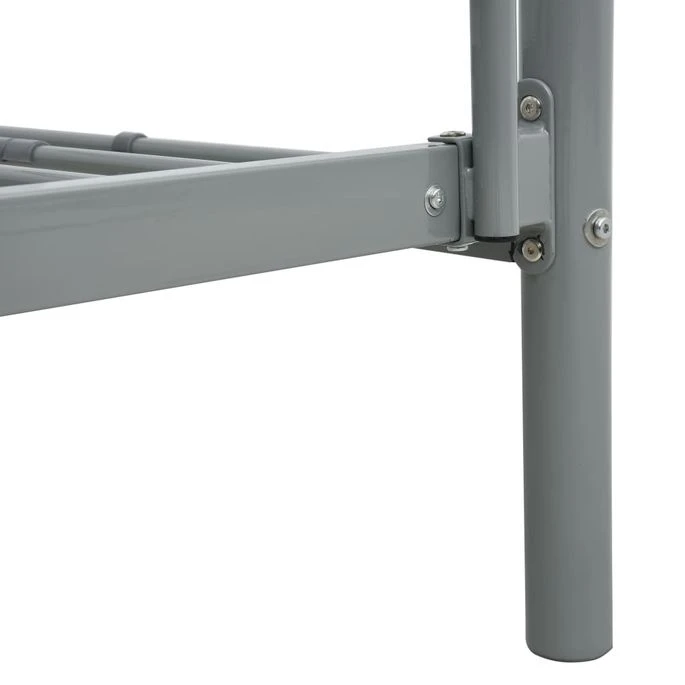 Lit Superposé Métal Laqué Gris Jazz 90 Et 140 Cm 8 Lit Superposé Métal Laqué Gris Jazz 90 Et 140 Cm – Image 6