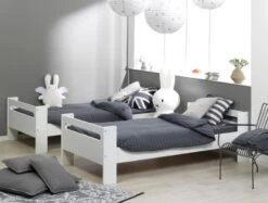 Lit Superposé Mezzanine Enfant Blanc London 90 -Disney Cars Soldes lit superpose mezzanine enfant blanc london 90 132510