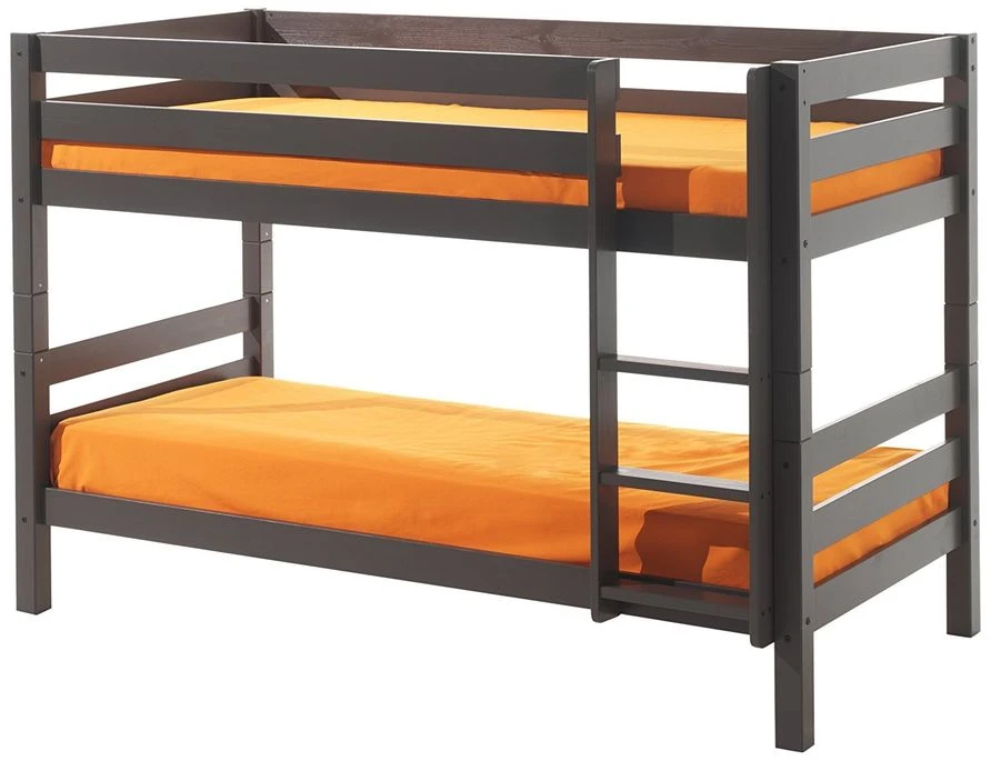 Lit Superposé Pin Massif Taupe Pino 90x200 Cm 2 3 Lit Superposé Pin Massif Taupe Pino 90x200 Cm 2