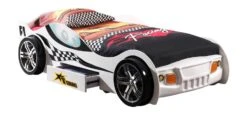 Lit Voiture à Tiroir Blanc Turbo 90x200 Cm