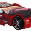 Lit Voiture à Tiroir Rouge Turbo 90x200 Cm -Disney Cars Soldes lit voiture a tiroir rouge turbo 90x200 cm 92373