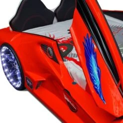 Lit Voiture Aero Blanc à Led 90x190 Cm -Disney Cars Soldes lit voiture aero blanc a led 90x190 cm 3760249151853 592773