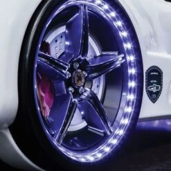 Lit Voiture Aero Blanc à Led 90x190 Cm -Disney Cars Soldes lit voiture aero blanc a led 90x190 cm 3760249151853 592774