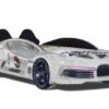 Lit Voiture De Sport Blanc Speeder 90x190 Cm -Disney Cars Soldes lit voiture blanc moon 3760249151853 592752