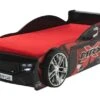 Lit Voiture De Course 90x200 Cm Bois Noir Mira -Disney Cars Soldes lit voiture de course 90x200 cm bois noir car beds 5420070213738 92253