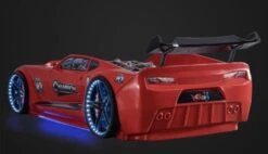 Lit Voiture De Course Champion Racing Rouge Avec Led Et Bruitage 90x190 Cm -Disney Cars Soldes lit voiture de course champion racing rouge avec led et bruitage 90x190 cm 3666722818667 1465965
