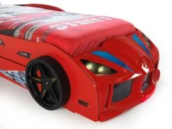 Lit Voiture De Course Double Couchage 90x190 Cm Racing Rouge -Disney Cars Soldes lit voiture de course double couchage 90x190 cm racing rouge 3666722818681 568960