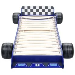 Lit Voiture De Course Pour Enfants 90 X 200 Cm Bleu -Disney Cars Soldes lit voiture de course pour enfants 90 x 200 cm bleu 3666722512015 606723