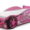 Lit Voiture De Course Rose Turbo