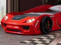 Lit Voiture De Course Rouge Avec Phares Rino 90x190 Cm -Disney Cars Soldes lit voiture de course rouge avec phares rino 90x190 cm 3666722818780 1465937