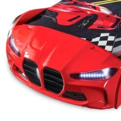 Lit Voiture De Course Turbo V1 Rouge 90x190 Cm -Disney Cars Soldes lit voiture de course turbo v1 rouge 90x190 cm 1213861