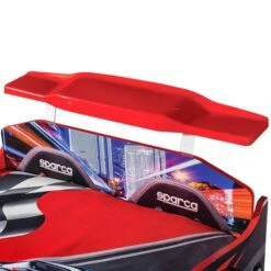 Lit Voiture De Course Turbo V1 Rouge 90x190 Cm -Disney Cars Soldes lit voiture de course turbo v1 rouge 90x190 cm 1213862