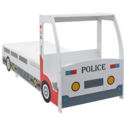 Lit Voiture De Police Avec Matelas Pour Enfants 90x200cm 7 Zone 2 -Disney Cars Soldes lit voiture de police avec matelas pour enfants 90x200cm 7 zone 3666722937726 1493861