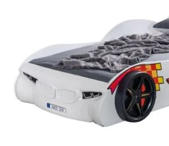 Lit Voiture De Sport Blanc Racer 90x190 Cm -Disney Cars Soldes lit voiture de sport blanc racer 90x190 cm 3666722874069 1468725