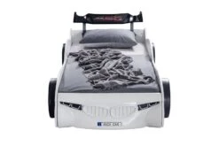 Lit Voiture De Sport Blanc Racer 90x190 Cm -Disney Cars Soldes lit voiture de sport blanc racer 90x190 cm 3666722874069 1468726