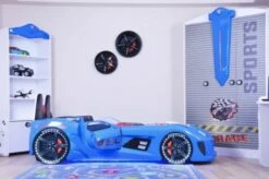 Lit Voiture De Sport Bleu à Led Avec Effets Sonores Competition 90x190 Cm -Disney Cars Soldes lit voiture de sport bleu a led avec effets sonores competition 90x190 cm 3666722818698 1465867