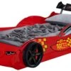 Lit Voiture De Sport Rouge Racer 90x190 Cm